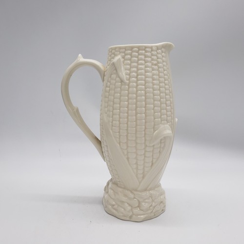 Vintage Kaldun & Bogle Corn Cob Shaped Pitcher Creamer Vase Ivory Creme
