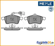 Brake pad set, disc brake Meyle 0252188519/PD for VW
