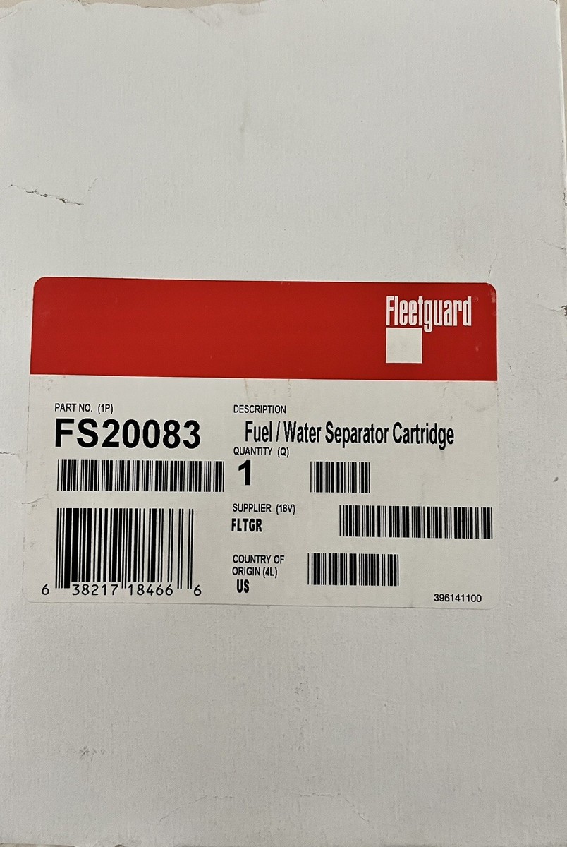 FleetGuard Fuel Filter FS20083 | eBay