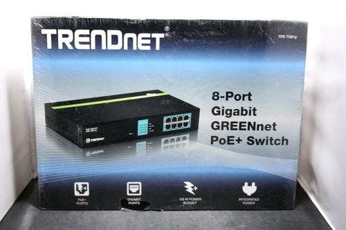 TRENDnet TPE-TG81g 8-port Gigabit GREENnet PoE+ Switch, rack mountable - Picture 1 of 2