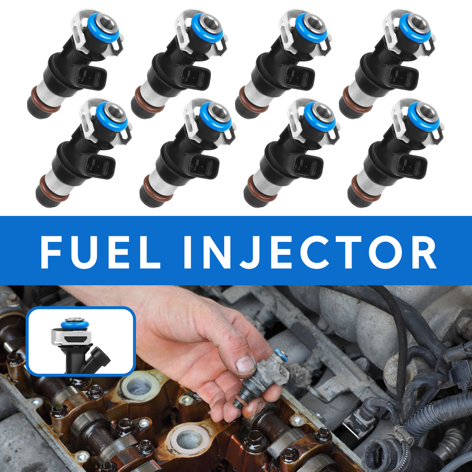 8Pcs Upgrade Fuel Injectors 25317628 For 9907 Chevy Silverado GMC 4.8