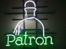 17"x14"Patron Neon Sign Light Beer Bar Pub Wall Hanging Nightlight Handcraft Art