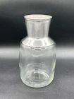 Vintage Anchor Hocking Silver Neck Glass Carafe