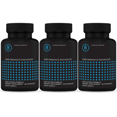 Performer 8 Capsules - Performance Enhancer Advanced Male Support - 3 Pack