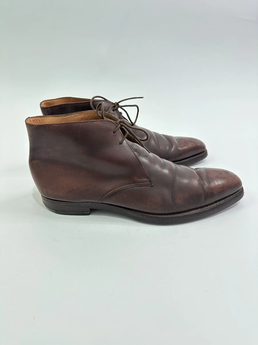Brown Solid Crockett & Jones Boots for Men for Sale | Shop  display picture 3