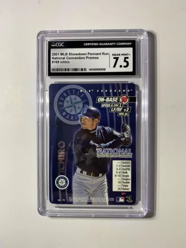 2001 MLB Showdown Pennant Run Ichiro Suzuki (National Convention) Cgc 7.5 #169