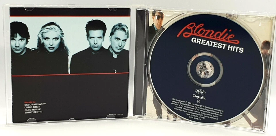 Blondie : Greatest Hits CD Album - Rapture - Heart Of Glass - DEBBIE HARRY  - Image 3 of 3
