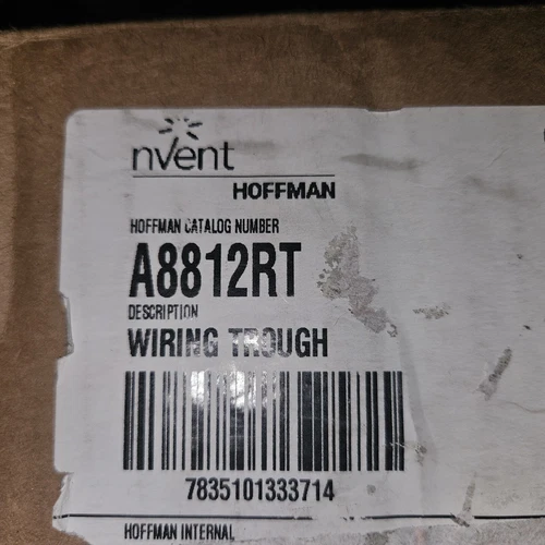 Hoffman Nvent A8812RT Wiring Trough 8" X 8" X 12"  New