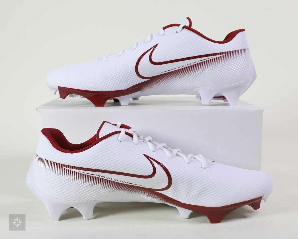 Nike Vapor Edge Speed 360 White Red Football Cleats Men display picture 2