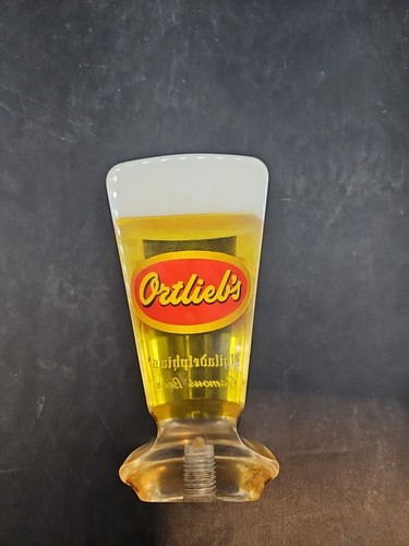 Vintage Ortlieb's Philadelphia's Famous Beer Tap Handle Pull Knob - Picture 2 of 5
