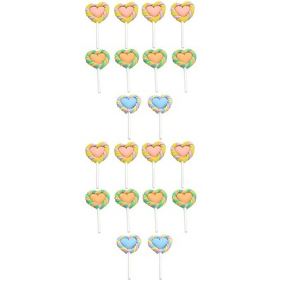 2 Pieces Herzlollies Lollis Foto-Requisiten Für Geburtstagsfeiern