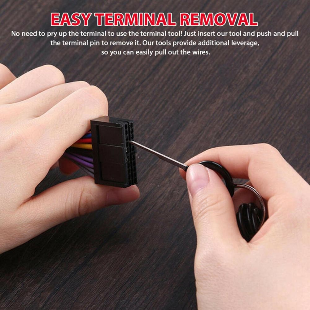 39PCS Wire Terminal Removal Tool Car Electrical Wiring Crimp Connector Pin