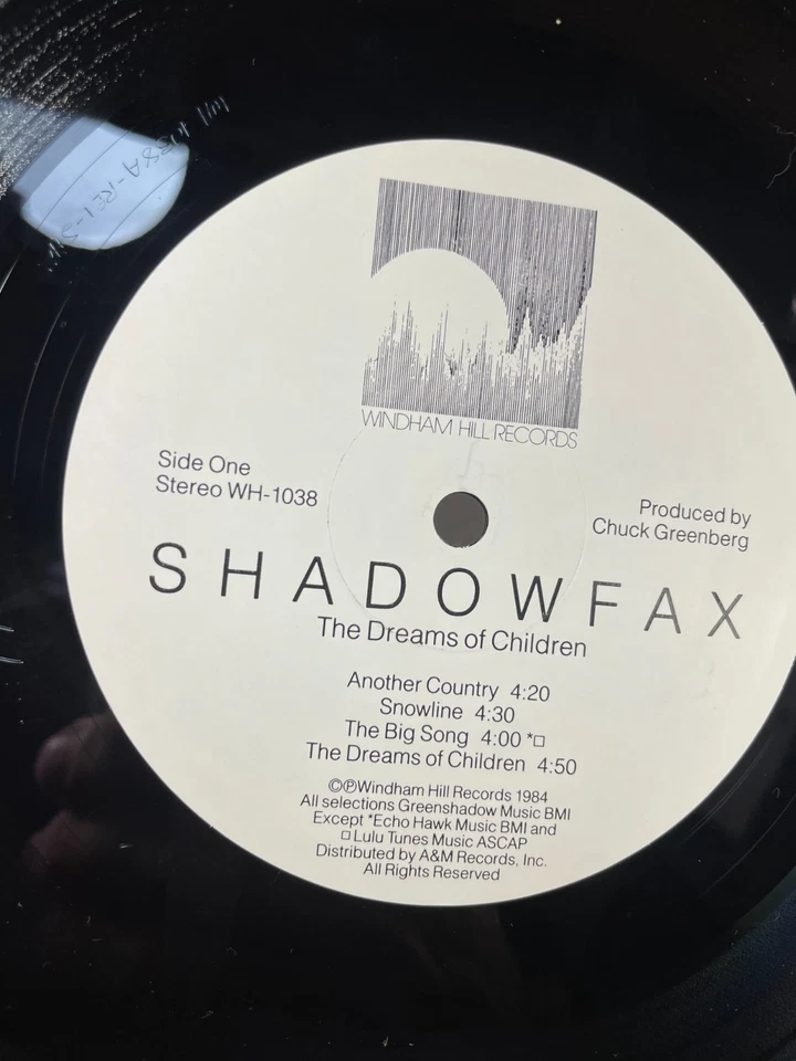 The Dreams of Children Shadowfax Chuck Greenberg Windham Hill Records Foto 4 de 4