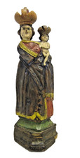 MADONNA MIT KIND - BÖHMEN / PRIBRAM - Pribramer-Madonna um 1850 - 35cm
