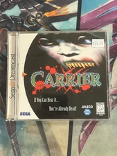 Carrier (Sega Dreamcast, 2000) CIB Complete w/ Manual Tested & Works