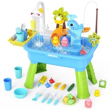 2026 Upgraded Water Table for Toddlers 1-3 - Outdoor Toys for Kids Ages 4-8 w...