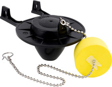 Universal 2 Inch Toilet Flapper Replacement with Float and Metal Chain Toilet