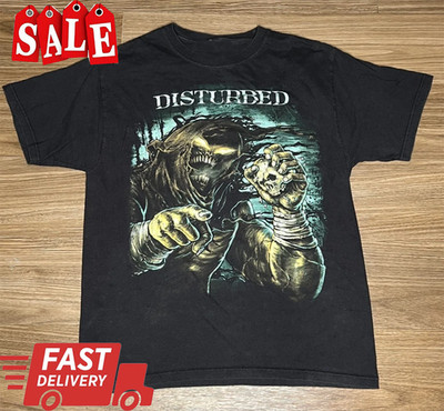 Disturbed band Album Black Cotton S-5XL T-shirt GT2734