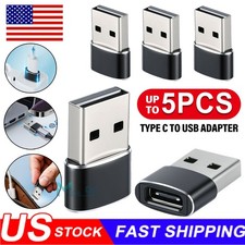 USB C Type C Female to USB Male Port Converter Charge Data Sync OTG Adapter Lot