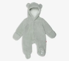 Magnetic Me Fleece Tedy- Sage -3-6 Months