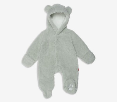 Magnetic Me Fleece Tedy- Sage -3-6 Months