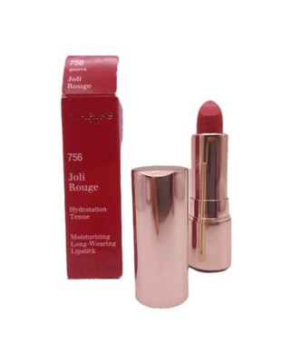 Clarins Joli Rouge Moisturizing Long Wearing Lipstick 756 GUAVA 