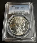 1881 S Morgan Silver Dollar PCGS MS66 Blast White
