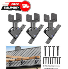Roof Riser Brackets, Stainless Steel 4x4 (Actual Size:3.5"×3.5") Adjustable Angl
