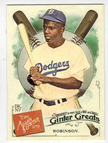 Jackie Robinson 2019 Topps Allen & Ginter GINTER GREATS Insert #GG-37 - Bild 1 von 2