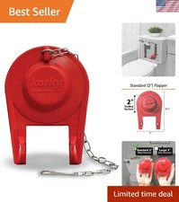 Universal 2-Inch Rubber Toilet Flapper: Adjustable  Eco-Friendly Performance