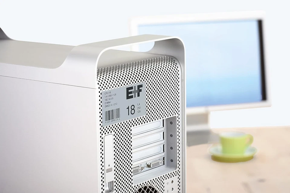 HERMA Extra-Strong Adhesive Silver Heavy Duty Weatherproof Foil Labels, 48 Label - Image 2 of 4