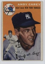 1954 Topps Andy Carey #105 1sw9