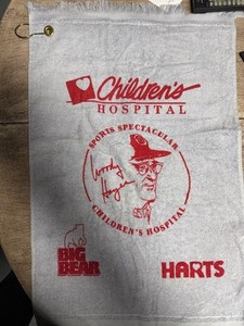 Ohio State  Childrens Hospital sports spectacular Golf Towel,  Woody Hayes