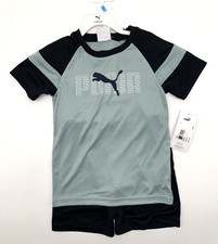 Puma Boys Size 5 2pc Shirt and Shorts Set NWT