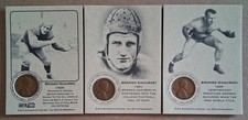 (3) BRONKO NAGURSKI Football/Wrestling Penny Collector Cards 1929 1939 1951