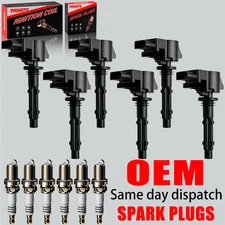 6X OEM Ignition coils & 6X Iridium Spark Plugs For Mercedes-Benz C300 E350 UF535