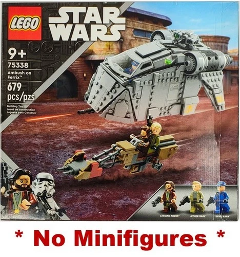 LEGO Star Wars: 75338 Ambush on Ferrix, *New/Open Box w/Instrs, *NO MINIFIGURES*