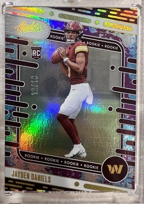 2024 PANINI ABSOLUTE SPLASH SPECTRUM #102 JAYDEN DANIELS ROOKIE RC /16