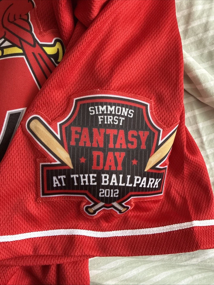 Men’s OT Teamwear MiLB Springfield Cardinals Jersey #12 2012 Sz L - Red - Image 4 of 4