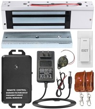 Magnetic Door Lock Kit with Remote Control 600lbs Power Fail Safe Wireless Entry