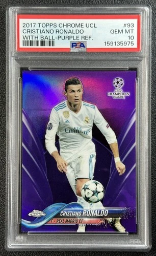 2017 Topps Chrome Cristiano Ronaldo Refractor