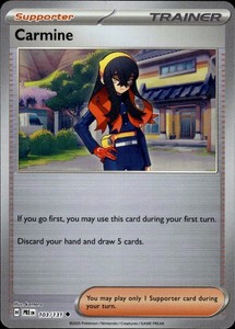 Carmine 103/131 Prismatic Evolutions Uncommon Trainer
