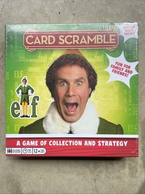 NEW/SEALED  Elf ''Card Scramble'' Christmas Game of Collection & Strategy  Age 12+