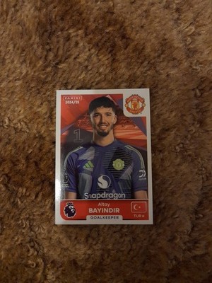 PANINI PREMIER LEAGUE 2025 STICKER NUMBER 435 MANCHESTER UNITED ALTAY BAYINDIR