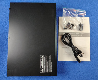 Monoprice 605030 300-watt 1U Rack-Mountable Studio-Pro Amplifier with 3/4'' feet
