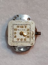 Vtg-Bulova Ladies Watch Inner Workings Only as Seen in pictures- Parts Or Repair