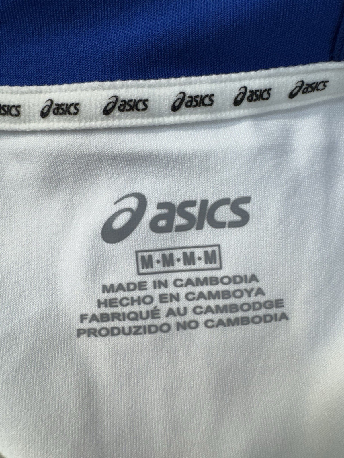 ASICS 302744 Womens LANI Jacket White / Royal Blue Medium NWT A200 Excellent New thumbnail 6