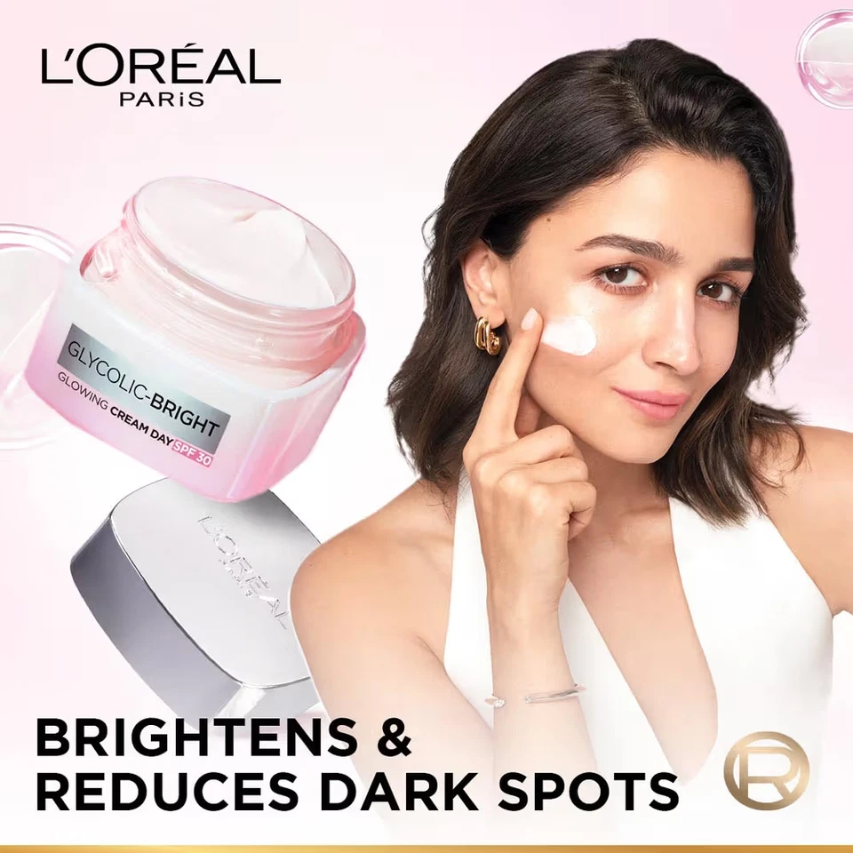 LOreal Paris Glycolic Bright Day Cream with Skin Brightening Cream 15ml' - Image 3 of 4