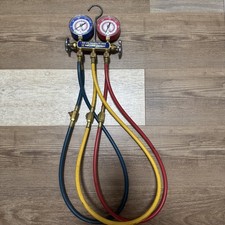 yellow jacket manifold gauge W/4ft Hoses