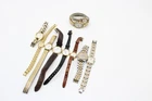 C x 10 Vintage Ladies Seiko Quartz Wristwatches Inc Gold Tone Etc - Not Tested